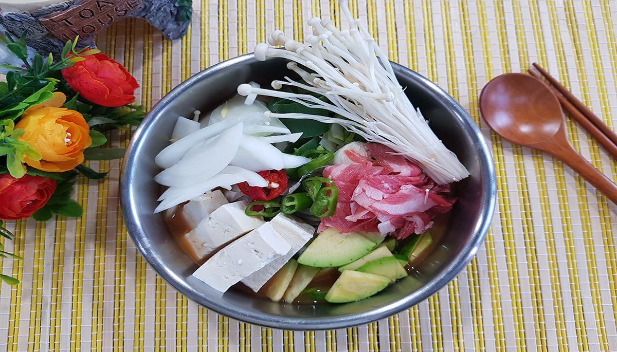 청매실 재첩 비빔밥